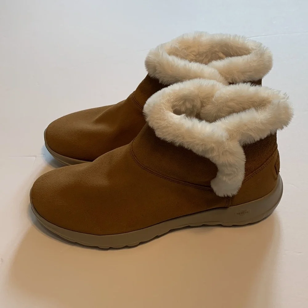 Sketchers Women’s On-the-go Joy Ankle Boots NWOT - Picture 4 of 9